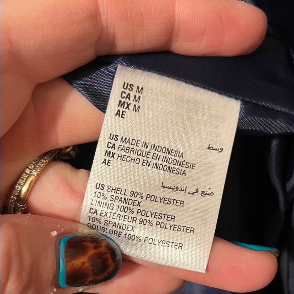 INC International Concepts Navy Blazer & Pant Set - Picture 3 of 4